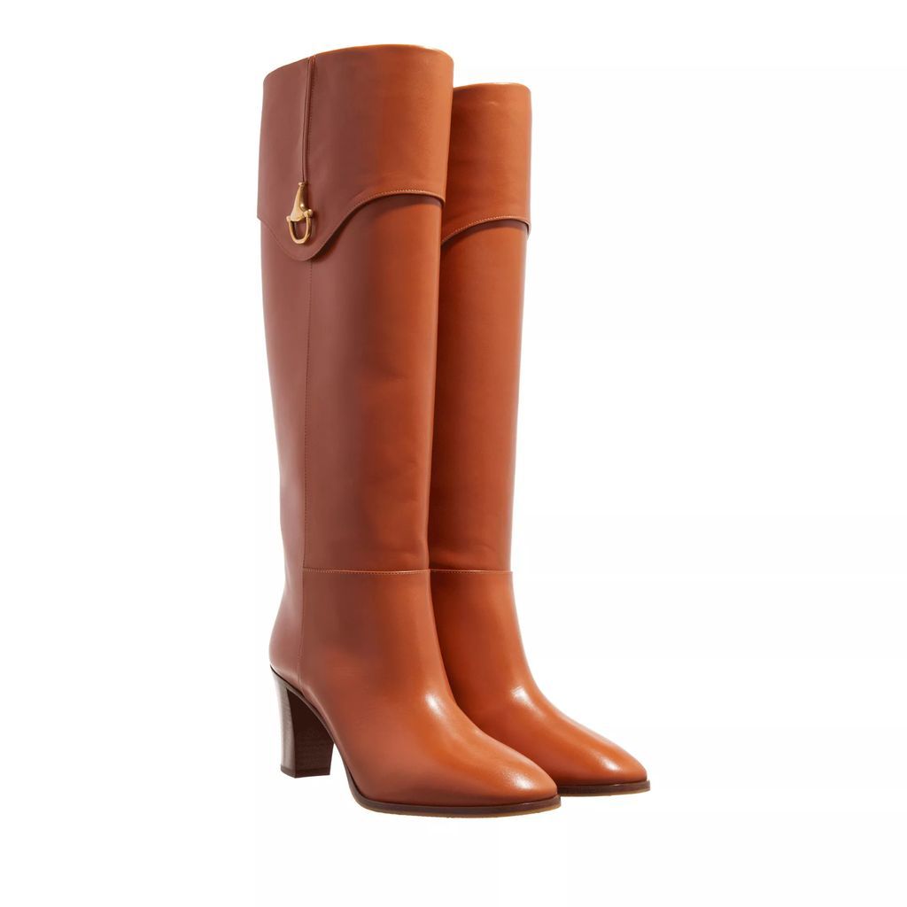 Boots & Ankle Boots - Half Horsebit Boots - cognac - Boots & Ankle Boots for ladies