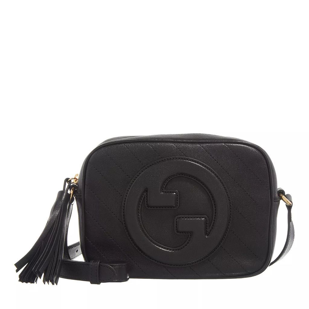 Crossbody Bags - Small Gucci Blondie Quilted Crossbody Bag Leather - black - Crossbody Bags for ladies
