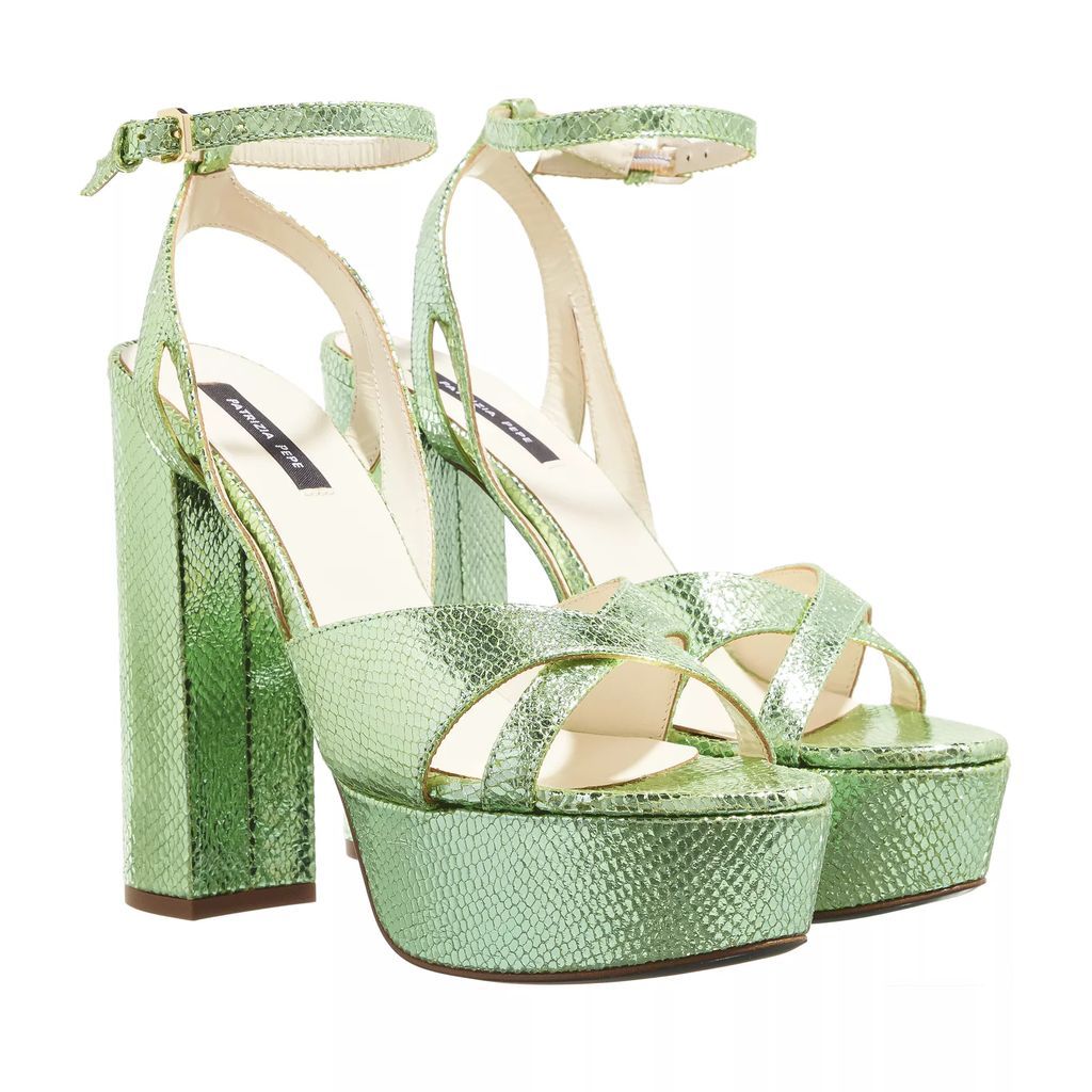 Sandals - Sandalo Con Tacco - green - Sandals for ladies