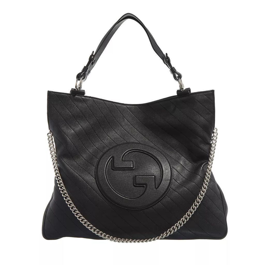 Shopping Bags - Medium Gucci Blondie Shopper - black - Shopping Bags for ladies