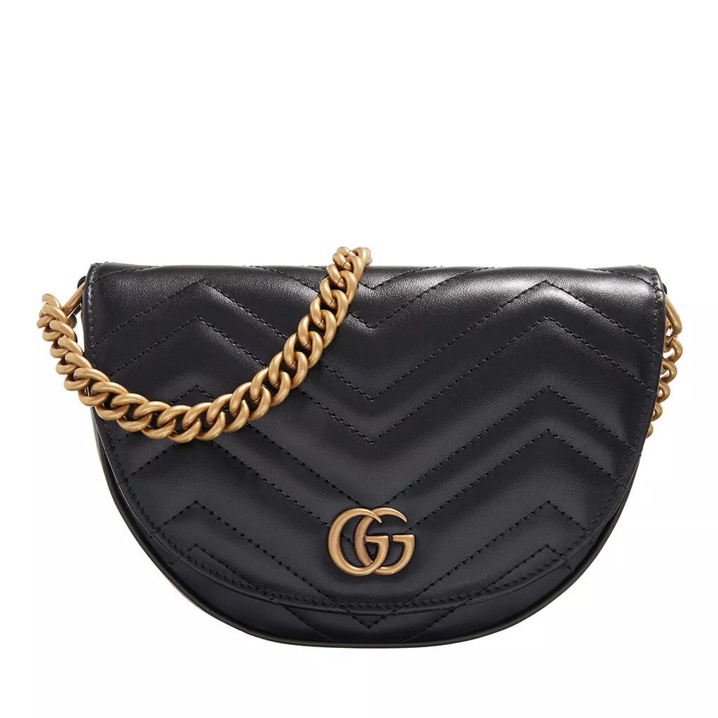 Crossbody Bags - GG Marmont Mini Bag Matelassé Leather - black - Crossbody Bags for ladies