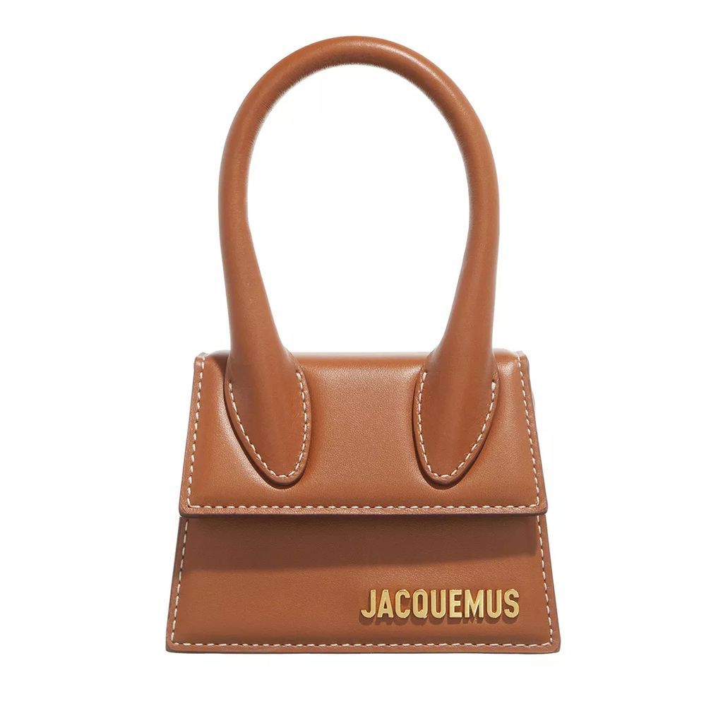Tote Bags - Le Chiquito Top Handle Bag Leather - brown - Tote Bags for ladies