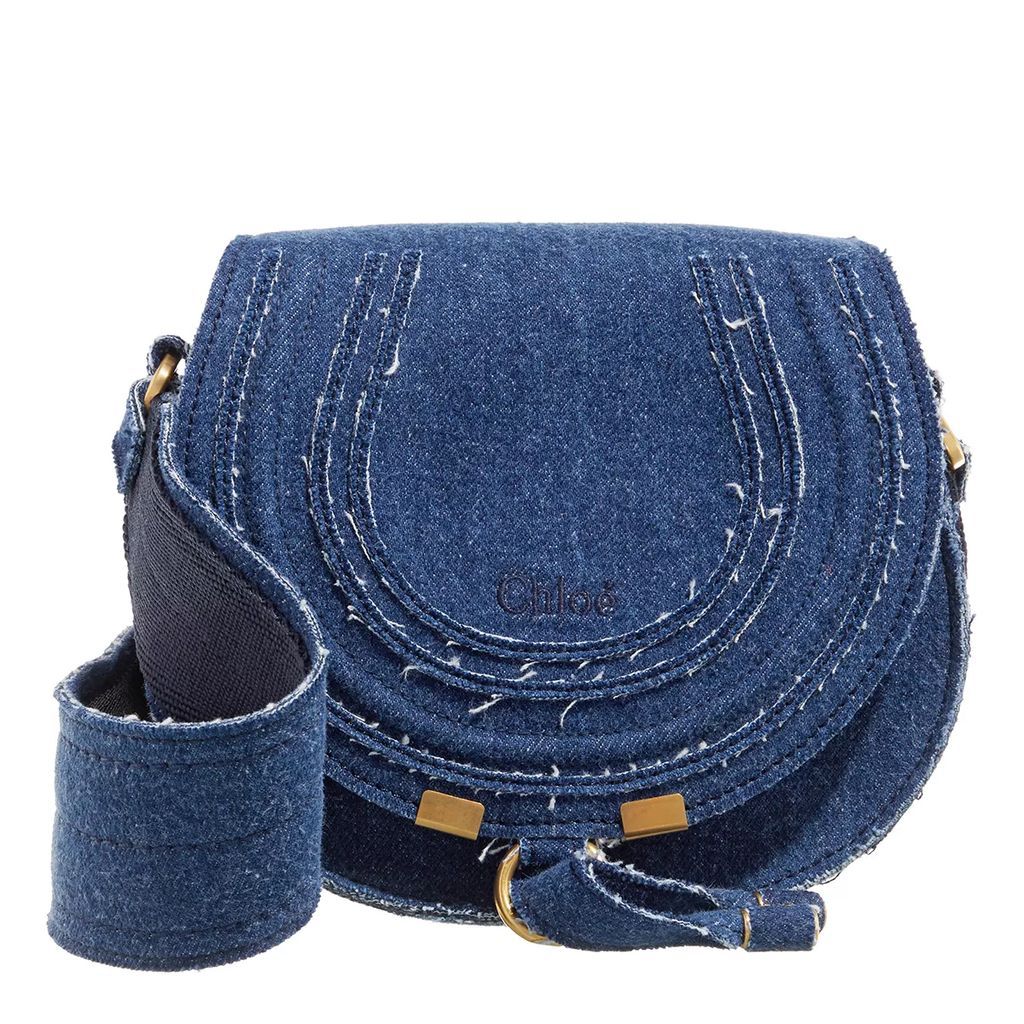 Crossbody Bags - Small Marcie Saddle Bag - blue - Crossbody Bags for ladies