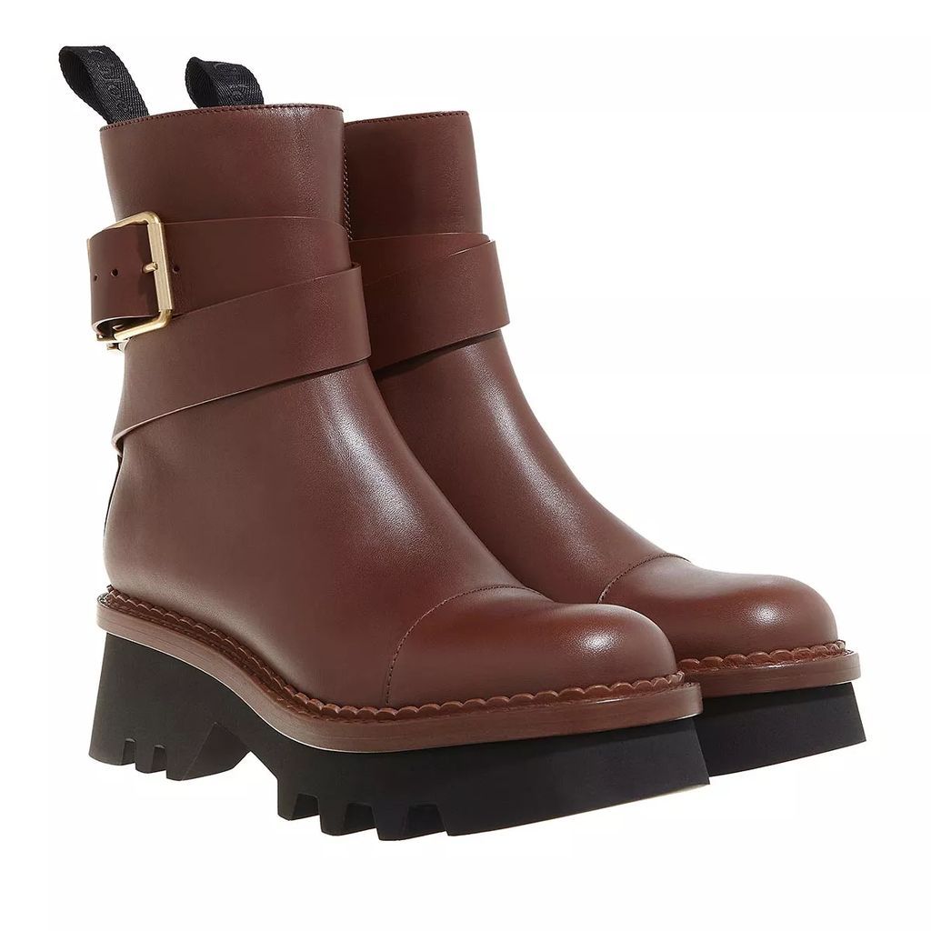 Boots & Ankle Boots - Owena Ankle Boots Smooth Leather - brown - Boots & Ankle Boots for ladies