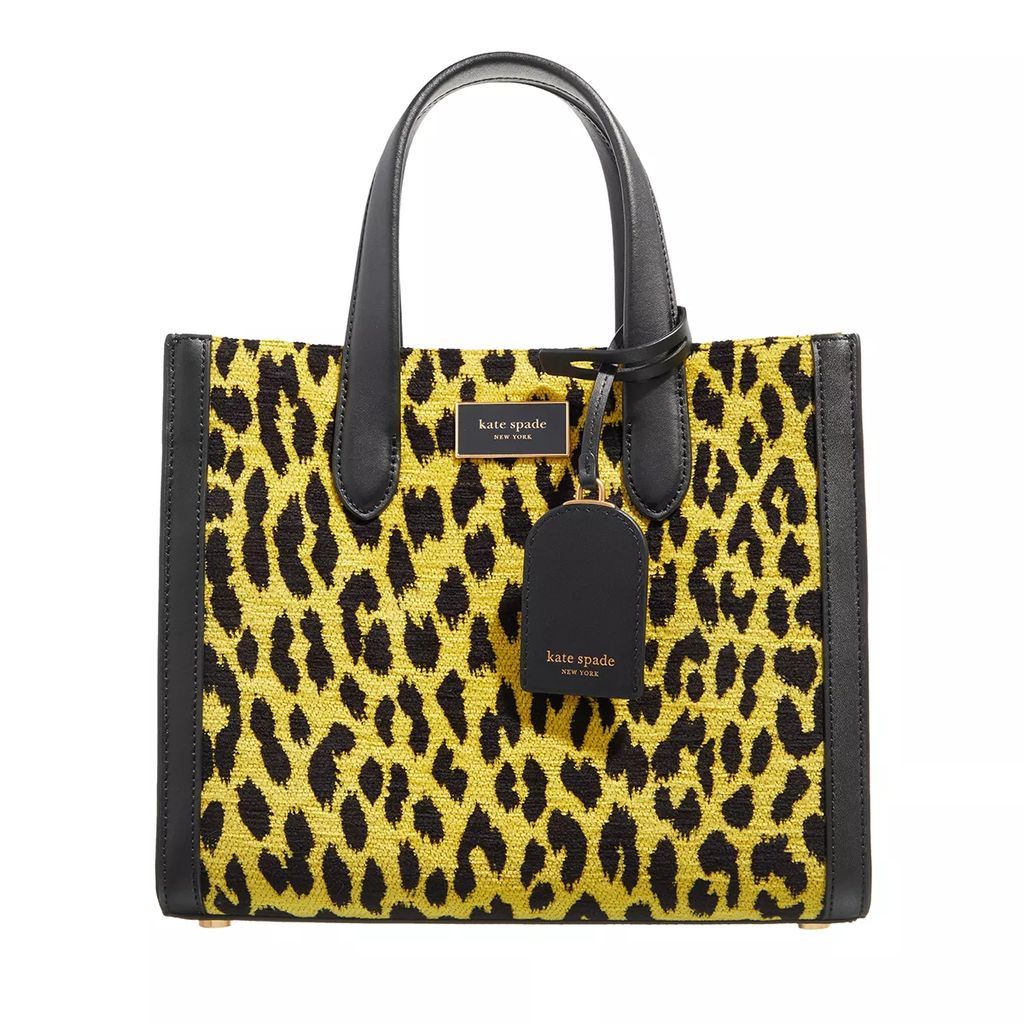 Tote Bags - Manhattan Modern Leopard Chenille - black - Tote Bags for ladies