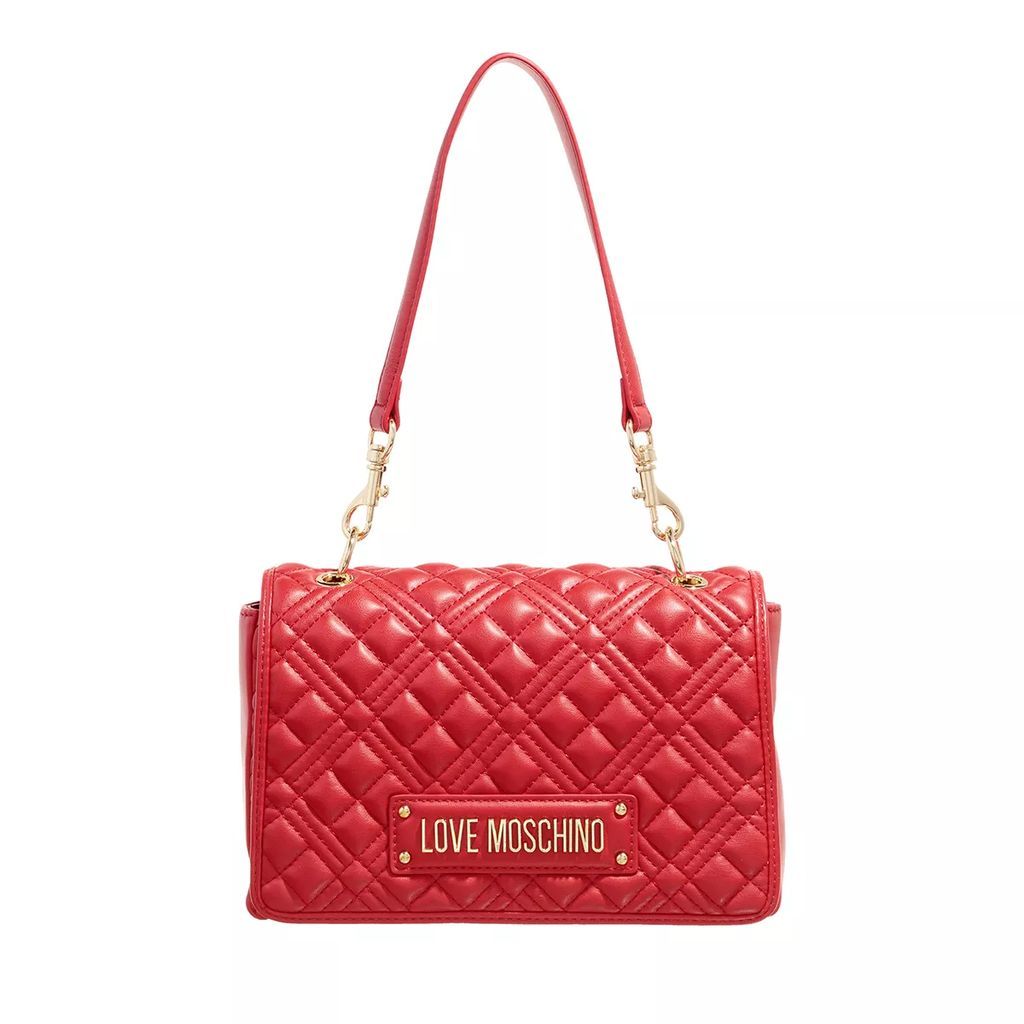 Crossbody Bags - Quilted Bag - red - Crossbody Bags for ladies