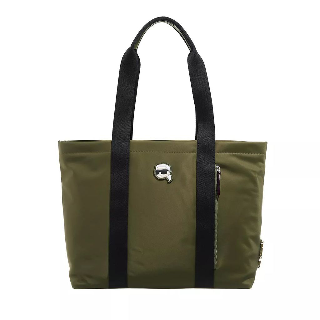Tote Bags - K/Ikonik 2.0 Nylon Zip Tote - green - Tote Bags for ladies