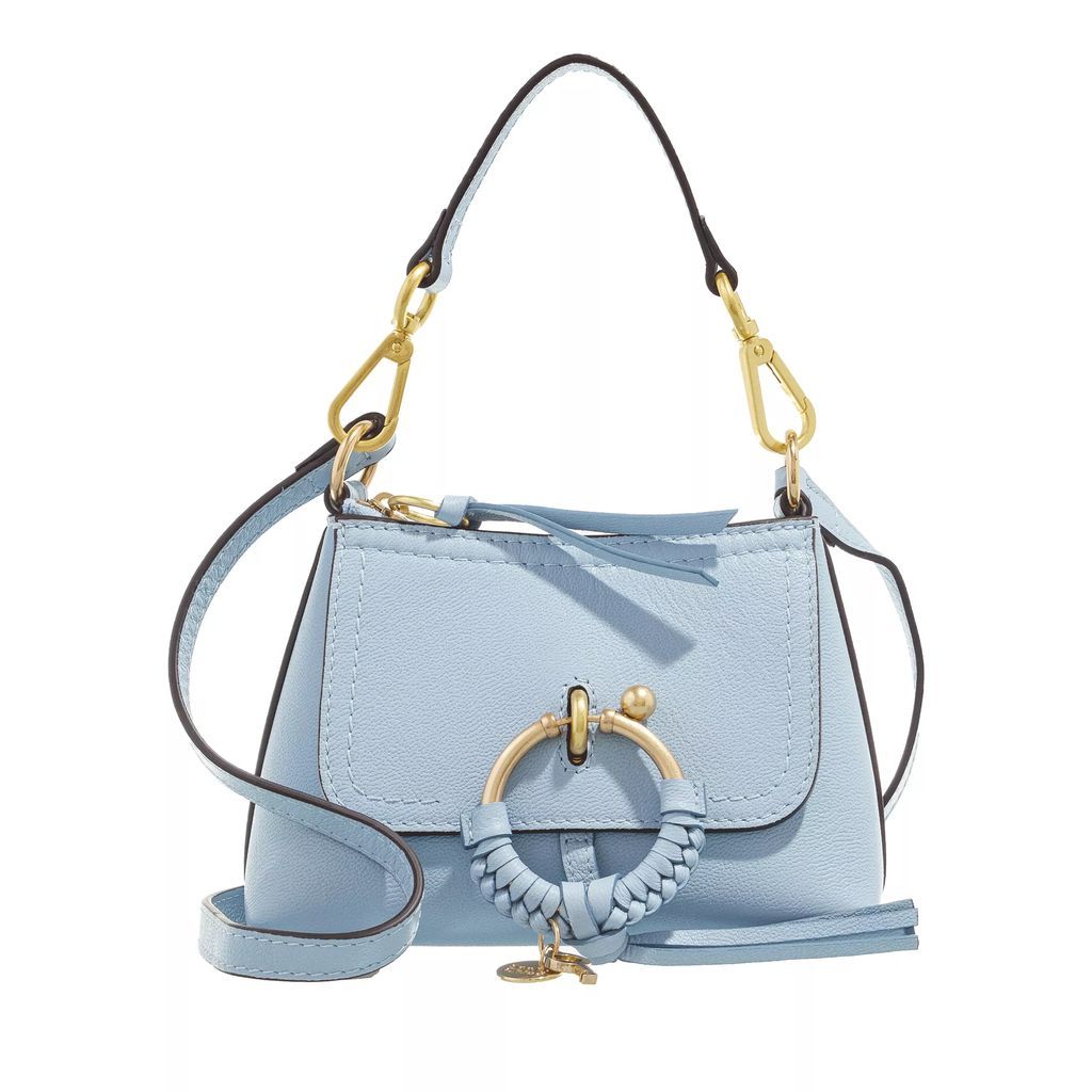 Crossbody Bags - Joan Crossbody Bag Mini Leather - blue - Crossbody Bags for ladies