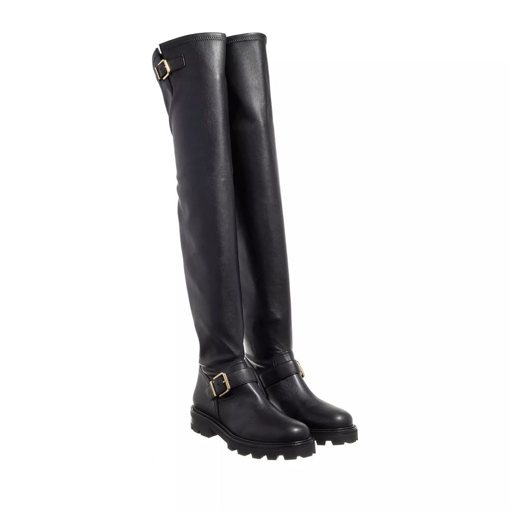 Boots & Ankle Boots - Biker II Over Knee Boots - black - Boots & Ankle Boots for ladies