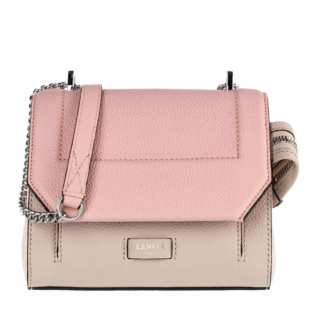 Crossbody Bags - Ninon Grained Leather Flap Bag Small - rose - Crossbody Bags for ladies