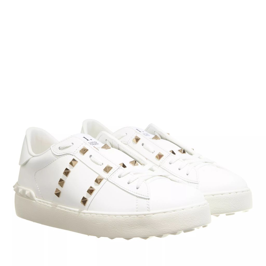 Sneakers - Studded Low Top Sneakers - white - Sneakers for ladies
