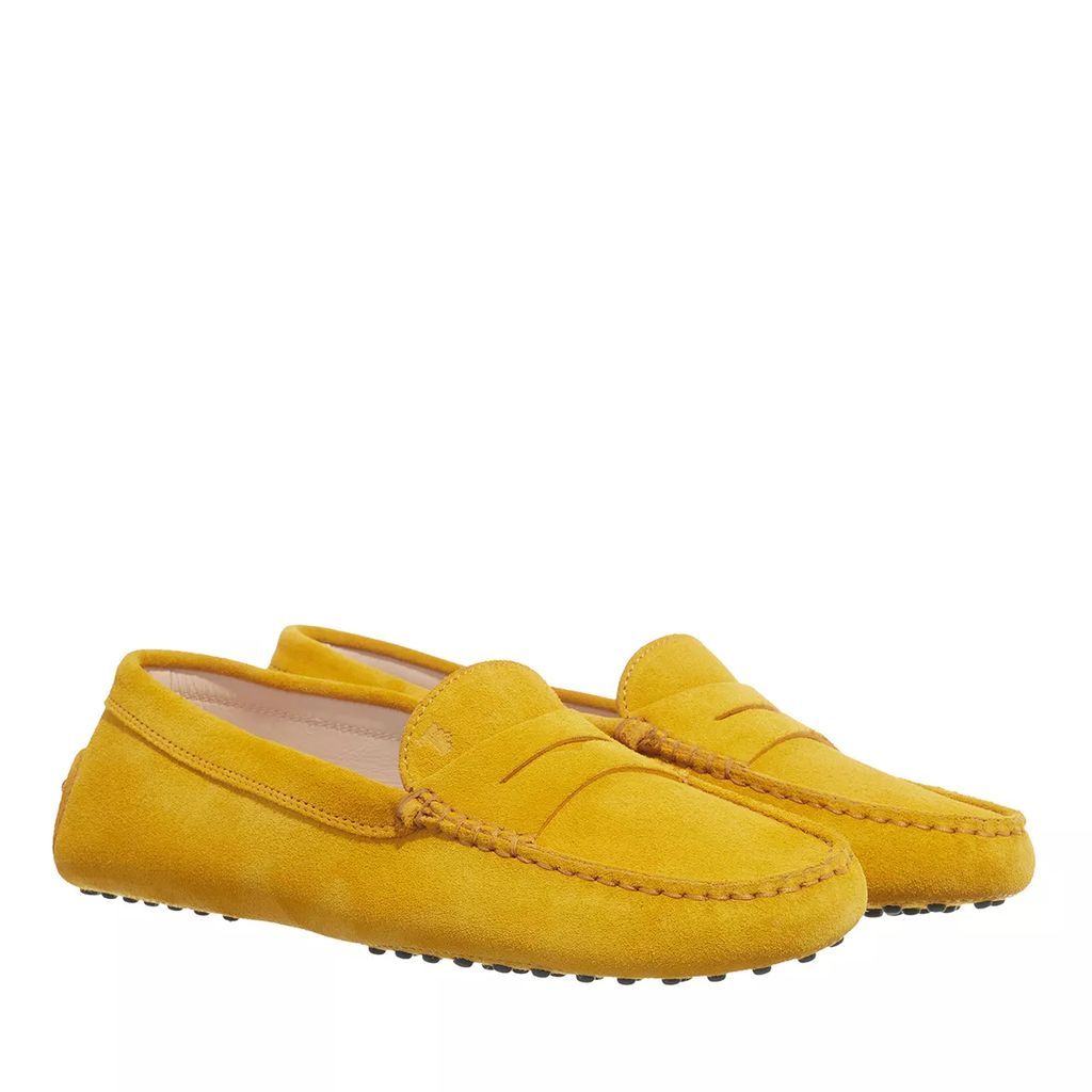Loafers & Ballet Pumps - Gommino Driving Shoes in Suede - yellow - Loafers & Ballet Pumps for ladies
