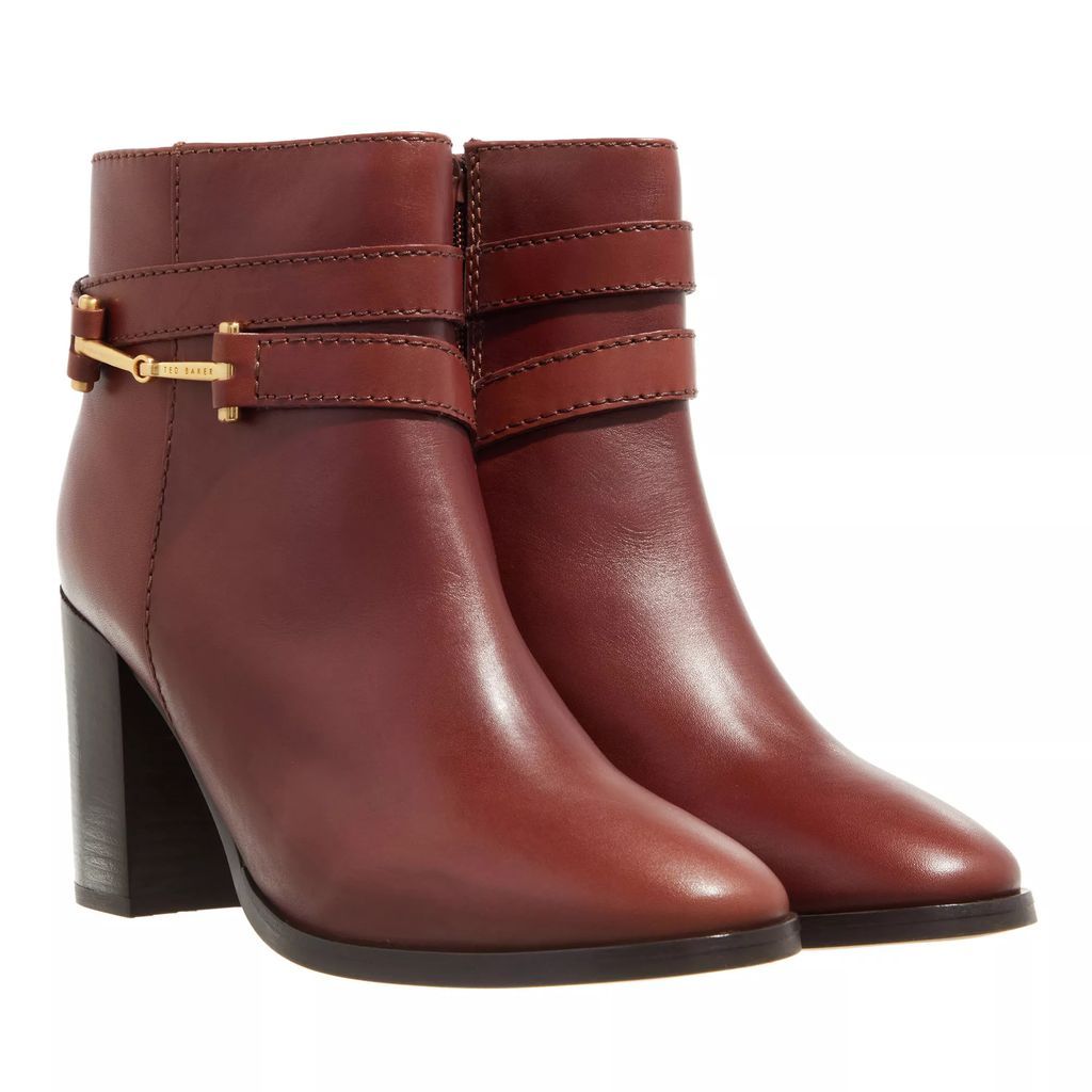 Boots & Ankle Boots - Anisea T Hinge Leather 85Mm Ankle Boot - brown - Boots & Ankle Boots for ladies