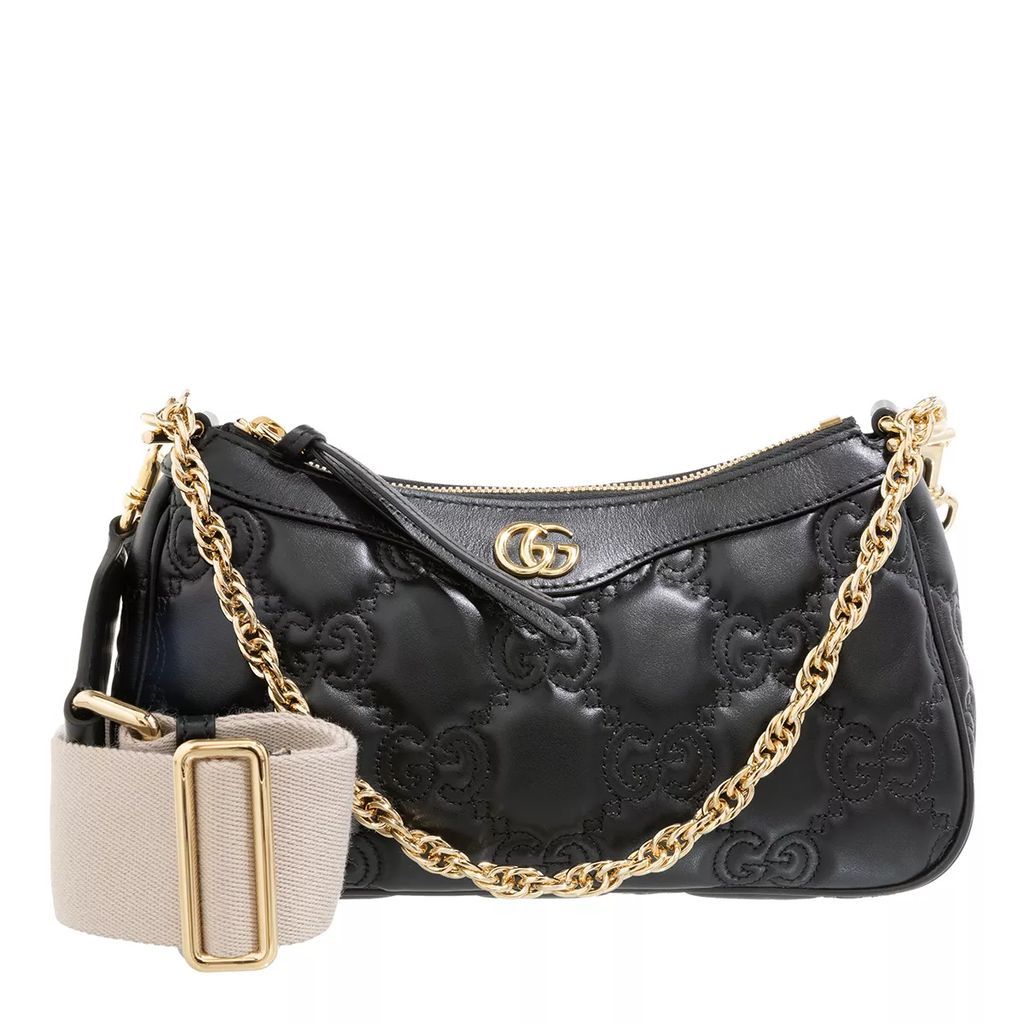 Crossbody Bags - GG Handbag Matelassé Leather - black - Crossbody Bags for ladies