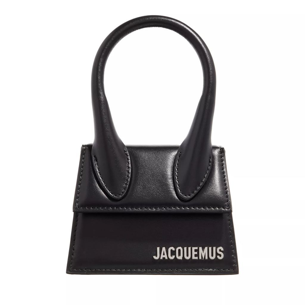 Tote Bags - Le Chiquito Top Handle Bag Leather - black - Tote Bags for ladies