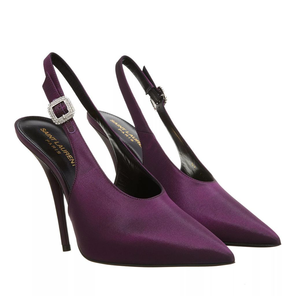 Pumps & High Heels - Yasmeen Slingback Pumps Shantung - violet - Pumps & High Heels for ladies