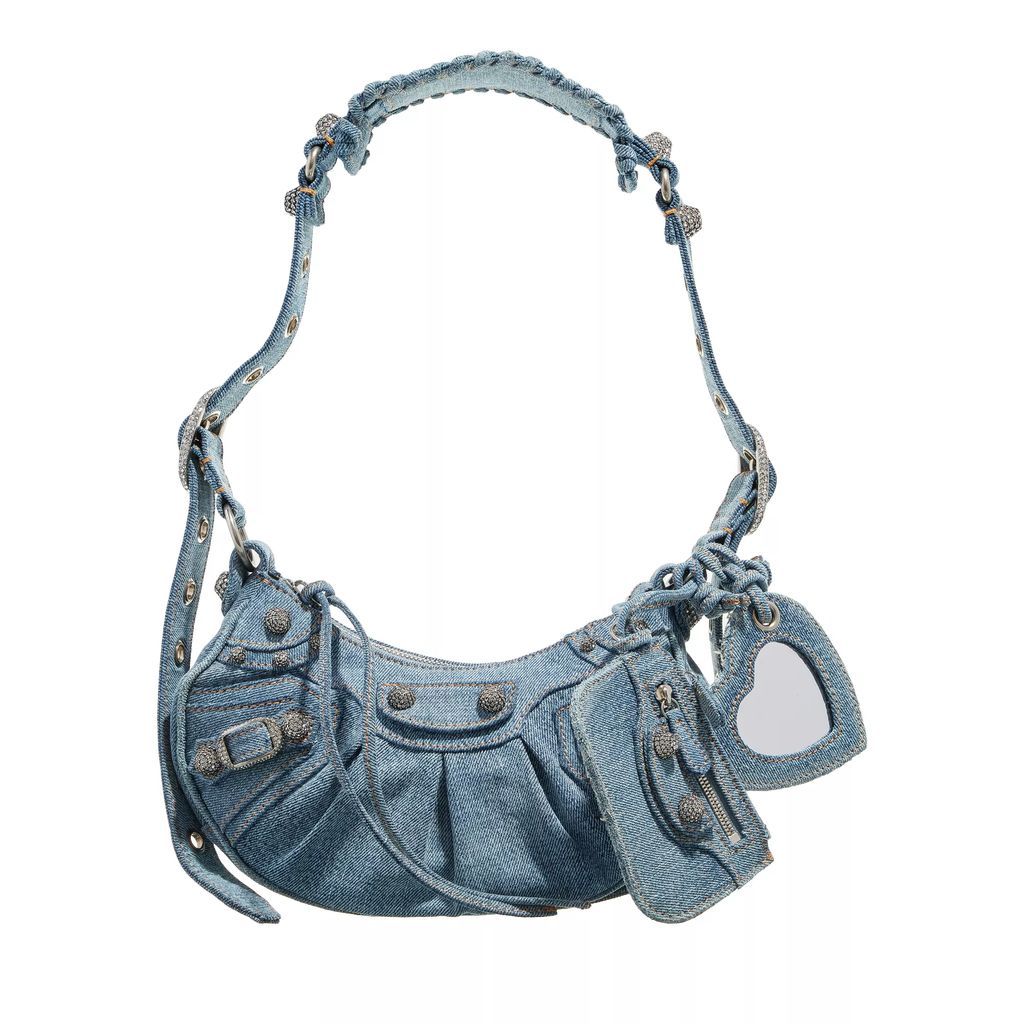 Crossbody Bags - Le Cagole XS Shoulder Bag Denim - blue - Crossbody Bags for ladies