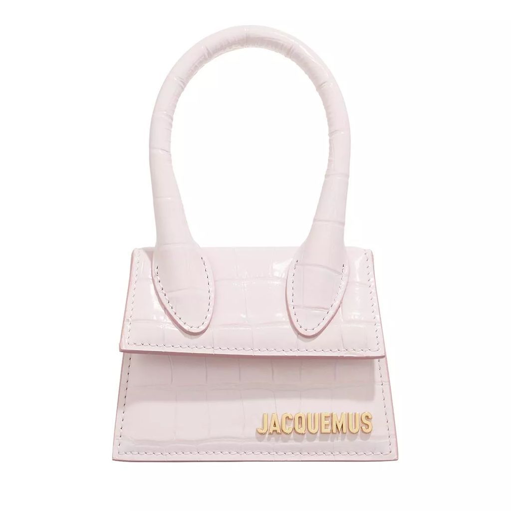 Tote Bags - Le Chiquito Top Handle Bag Leather - rose - Tote Bags for ladies
