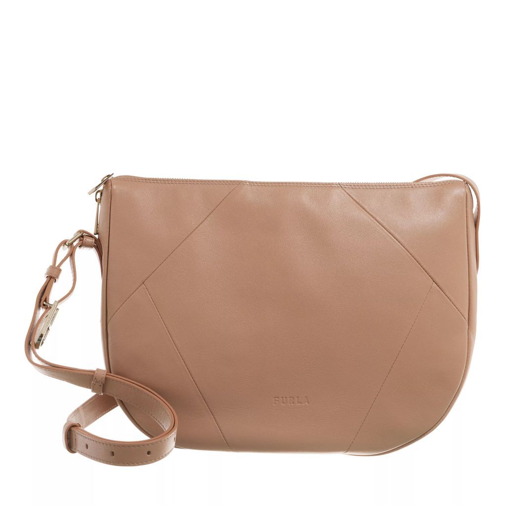 Hobo Bags - Furla Flow M Shoulder Bag 32 - beige - Hobo Bags for ladies