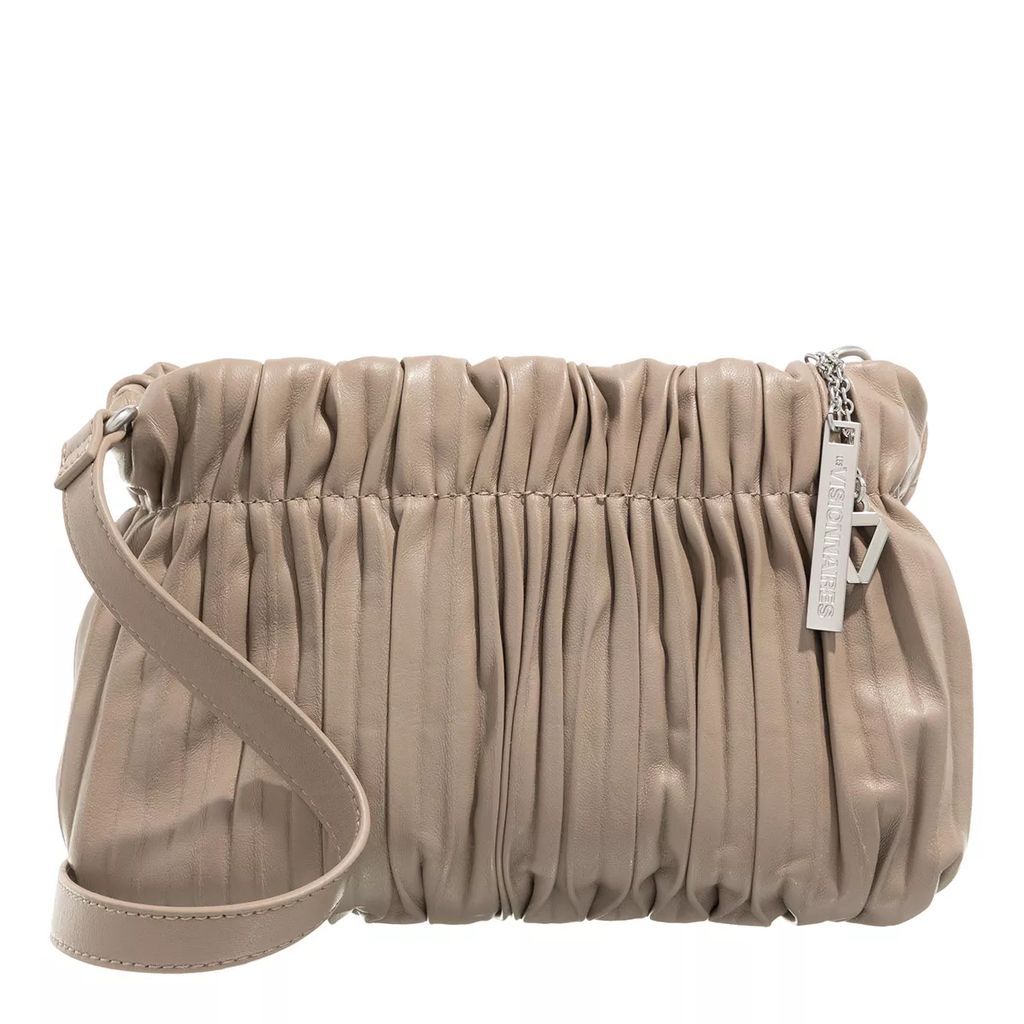 Crossbody Bags - Blair Pleated - taupe - Crossbody Bags for ladies
