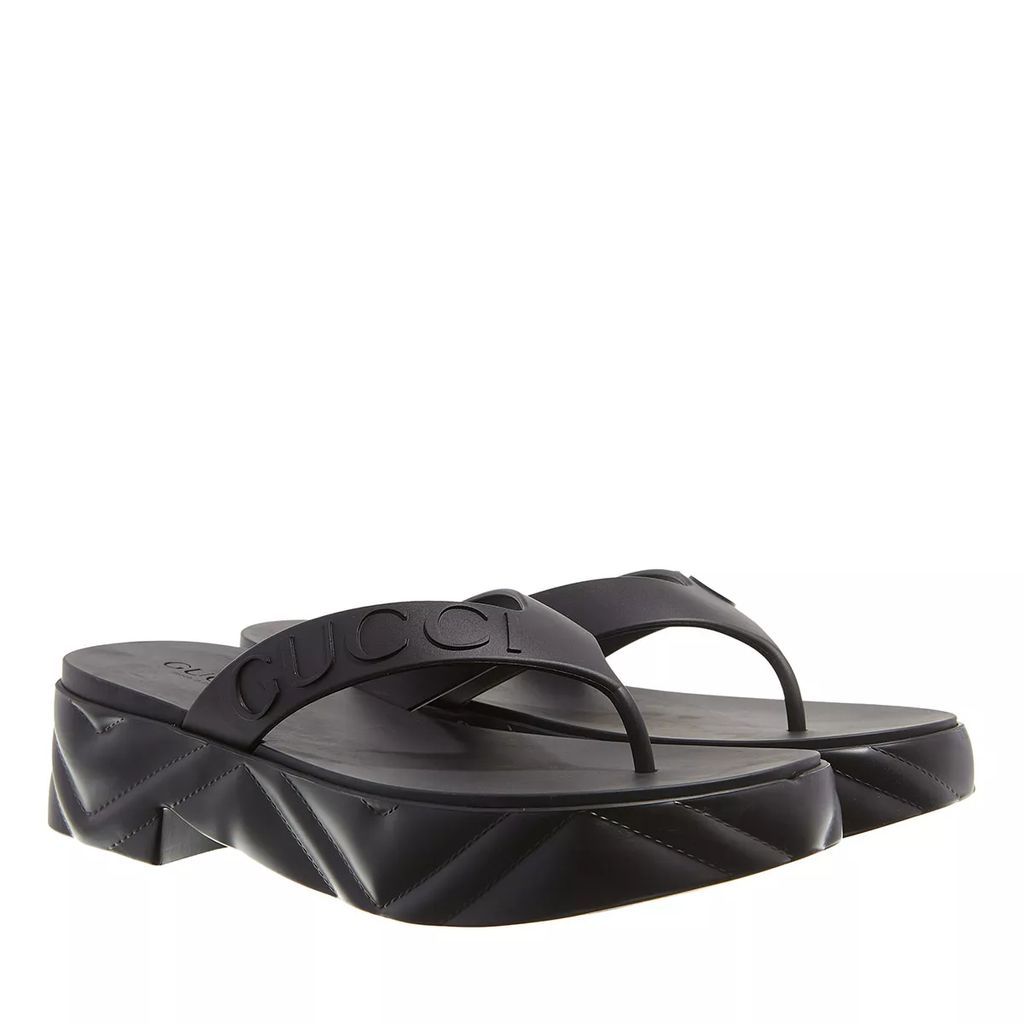 Sandals - Thong Platform Sandal - black - Sandals for ladies
