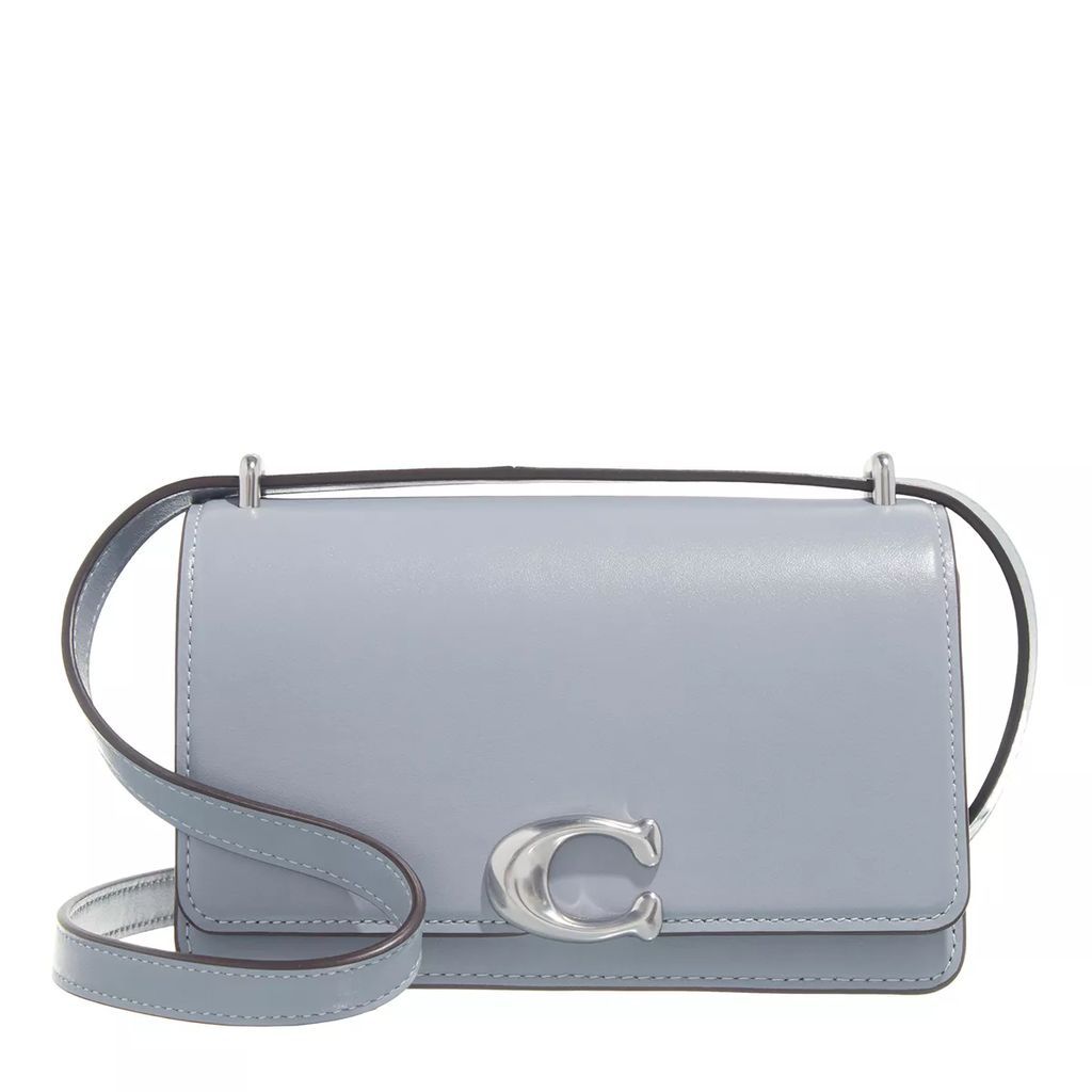 Crossbody Bags - Luxe Refined Calf Leather Bandit Crossbody - blue - Crossbody Bags for ladies