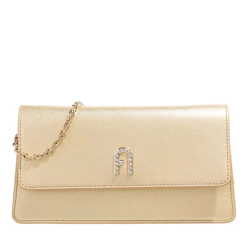 Crossbody Bags - Furla Diamante Mini Crossbody - gold - Crossbody Bags for ladies
