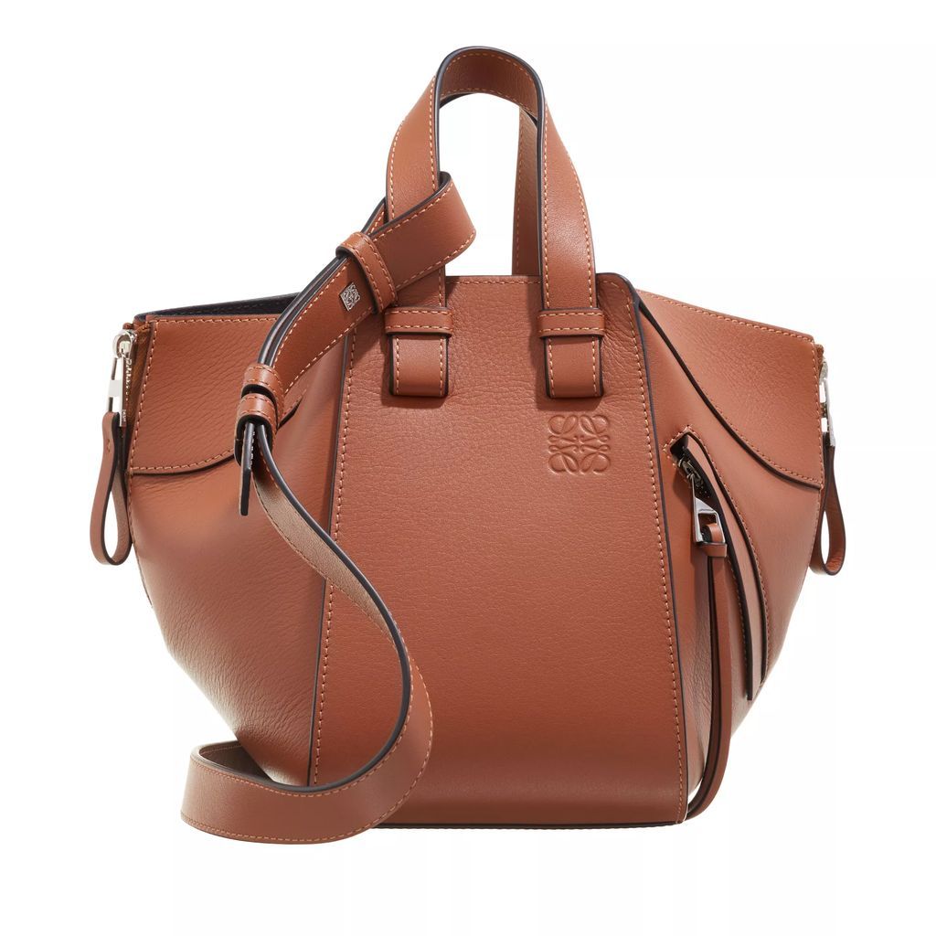 Crossbody Bags - Compact Hammock bag in classic calfskin - cognac - Crossbody Bags for ladies