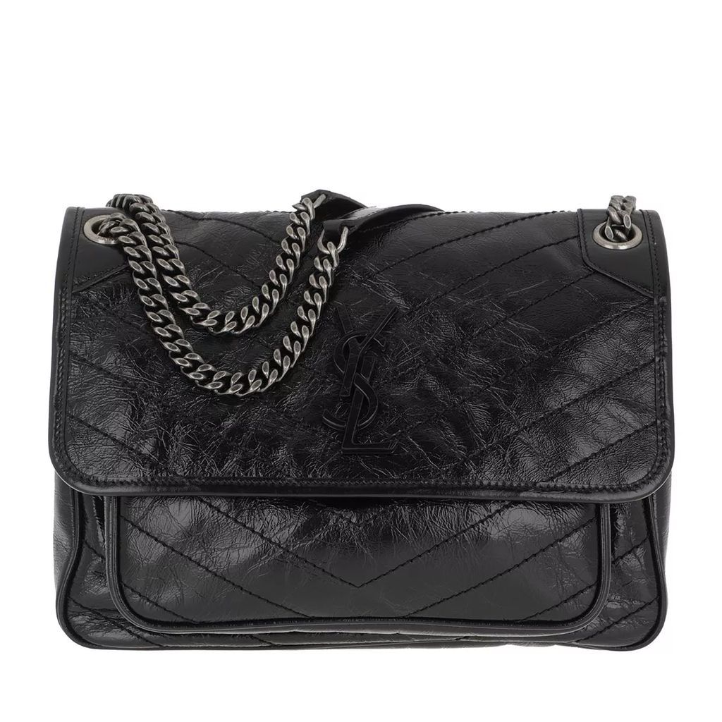 Crossbody Bags - YSL Mini Shoulder Bag Leather - black - Crossbody Bags for ladies