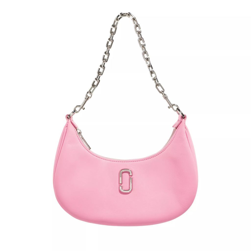 Crossbody Bags - The Small Curve Leather Bag - pink - Crossbody Bags for ladies