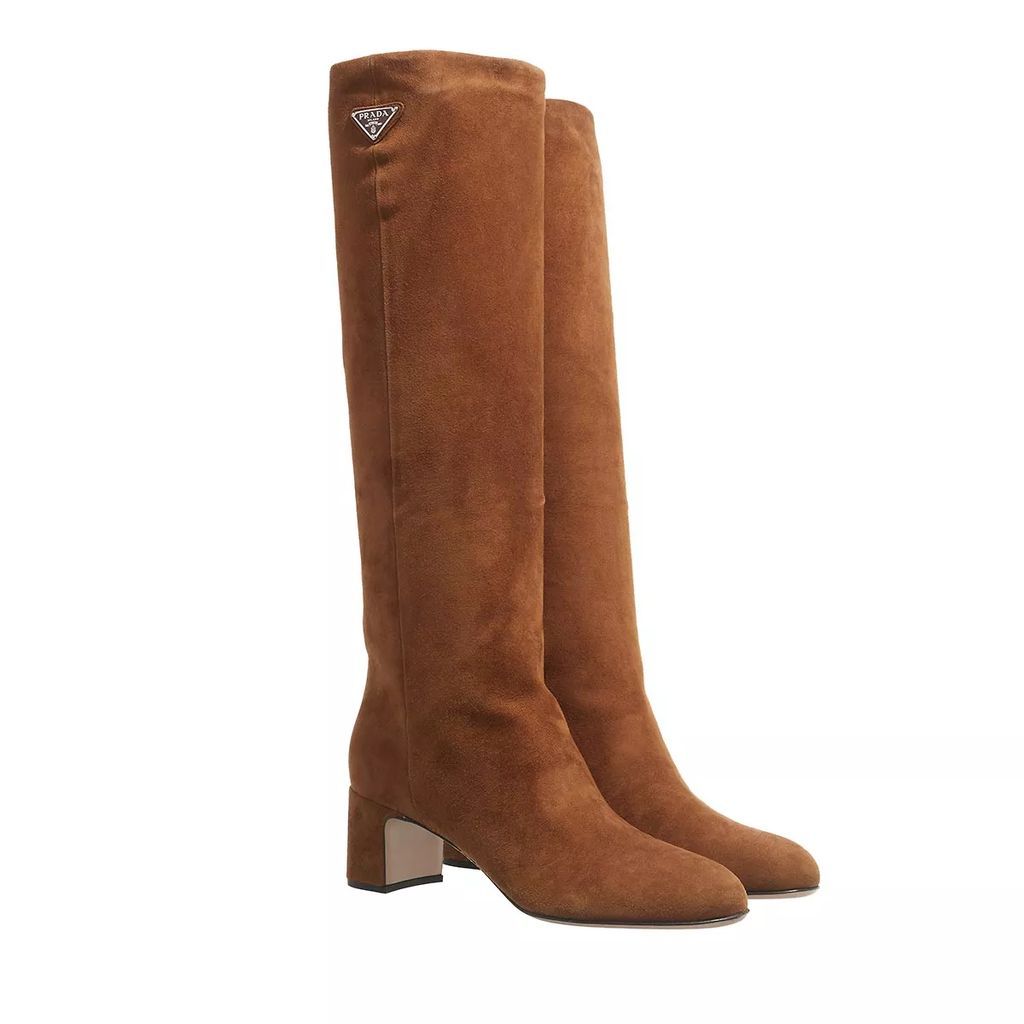 Boots & Ankle Boots - Suede Boots - brown - Boots & Ankle Boots for ladies