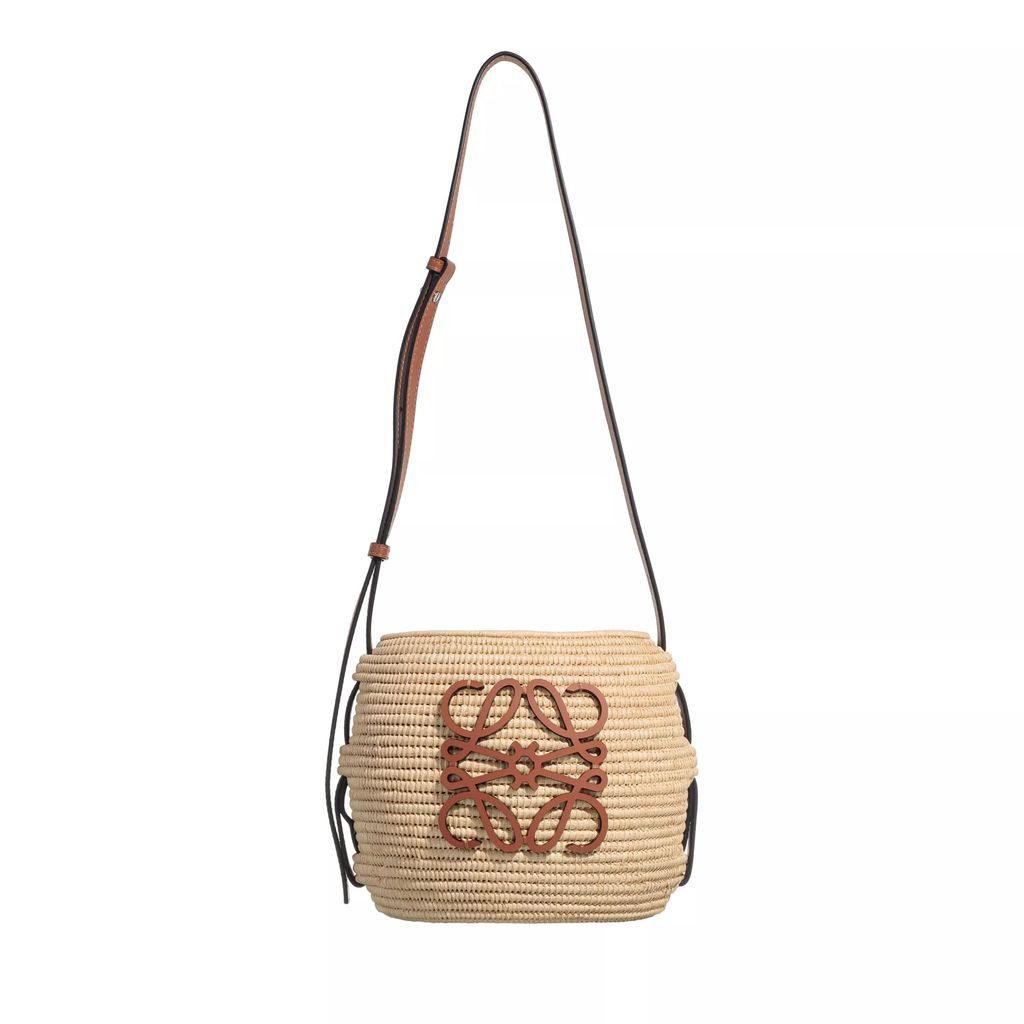 Bucket Bags - Beehive Basket Bag Raffia - beige - Bucket Bags for ladies