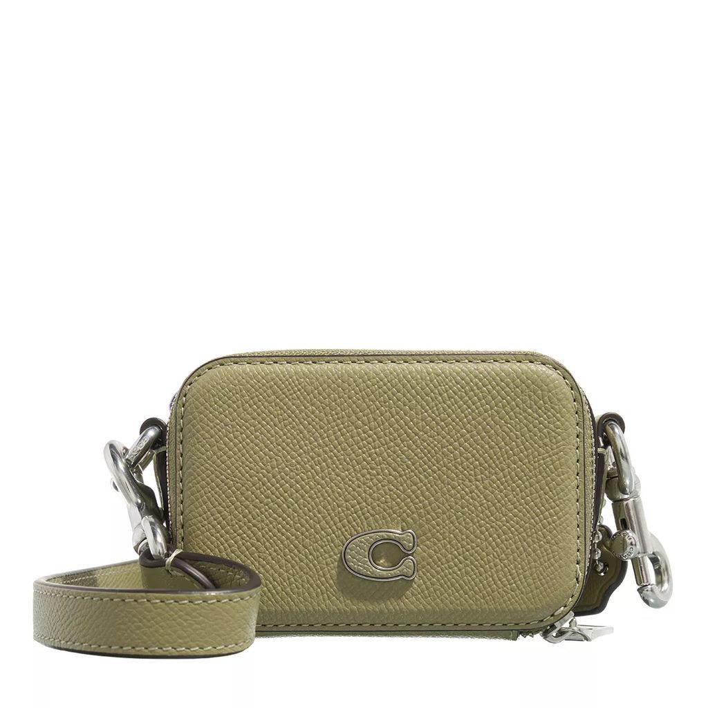 Crossbody Bags - Crossbody Pouch In Crossgrain Leather - green - Crossbody Bags for ladies