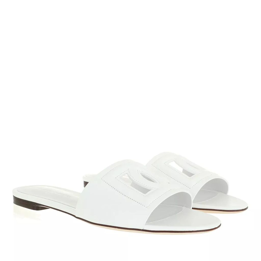 Sandals - White Slides Sandals - white - Sandals for ladies
