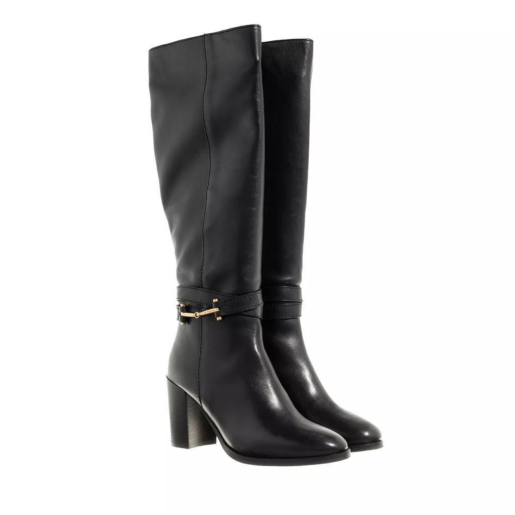 Boots & Ankle Boots - Aryna Hinge Leather 85Mm Knee High Boot - black - Boots & Ankle Boots for ladies