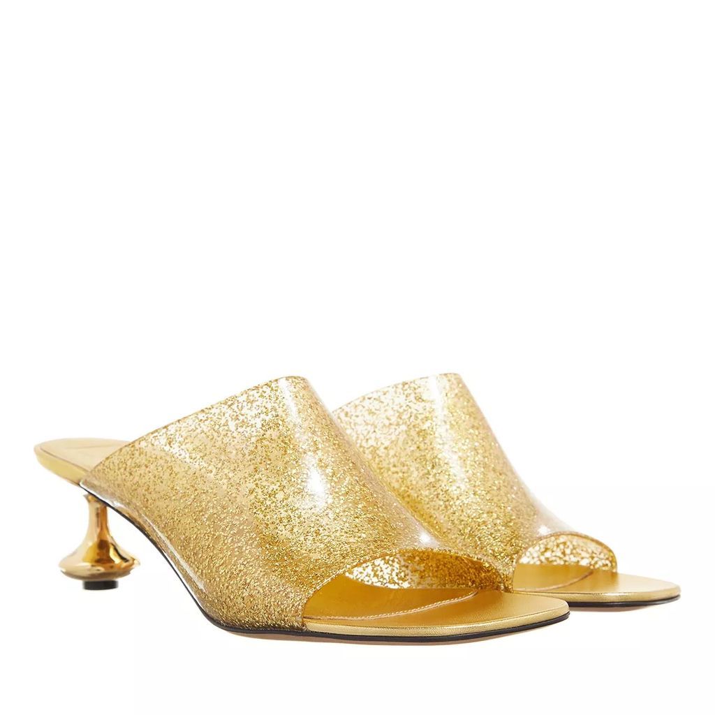 Pumps & High Heels - Toy Slide In Transparent Material - gold - Pumps & High Heels for ladies