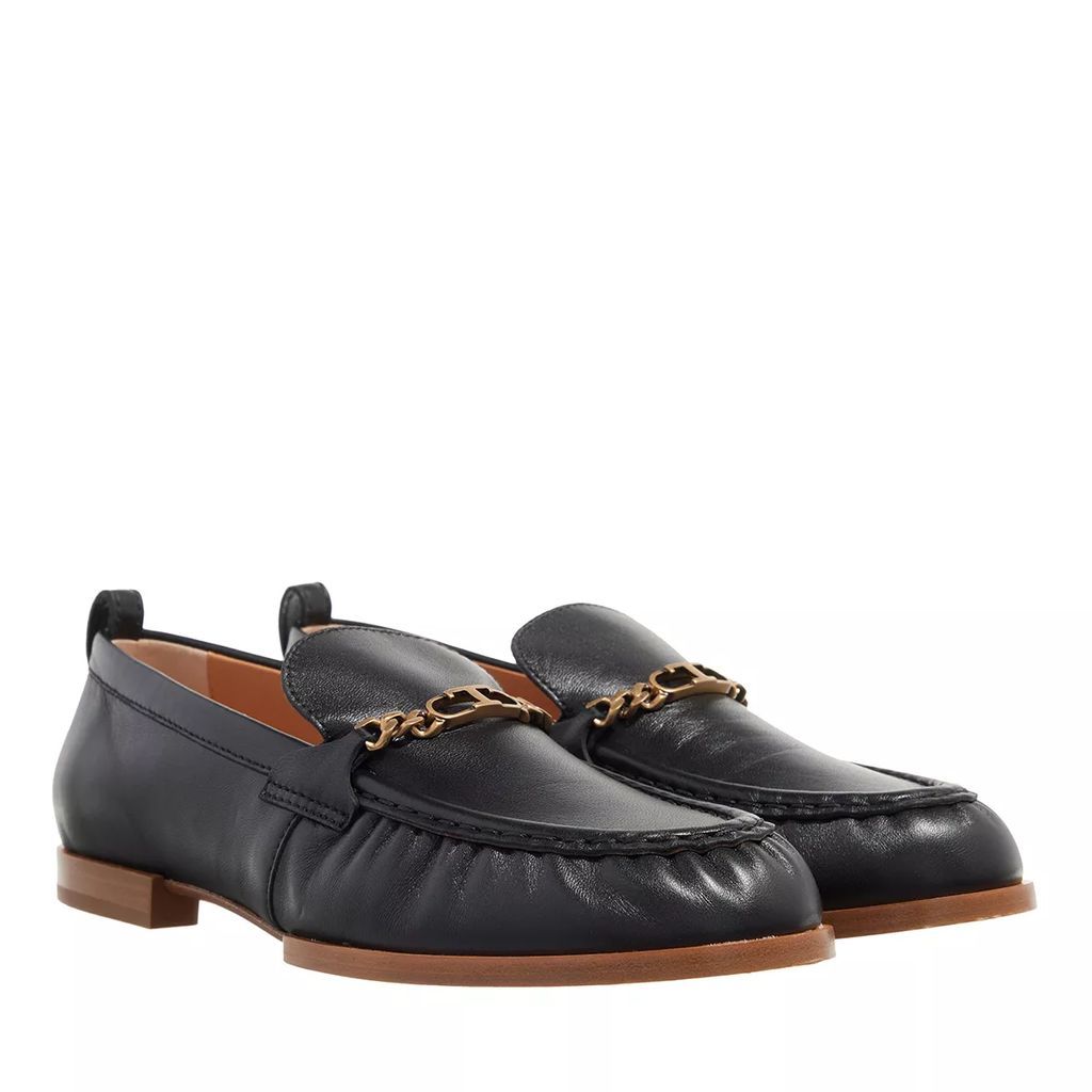 Loafers & Ballet Pumps - Loafer Leather - black - Loafers & Ballet Pumps for ladies