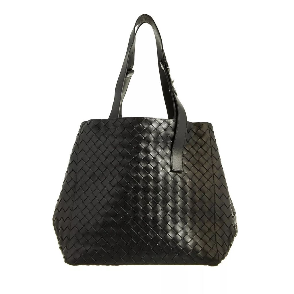 Shopping Bags - Intrecciato Cube Tote Bag - black - Shopping Bags for ladies