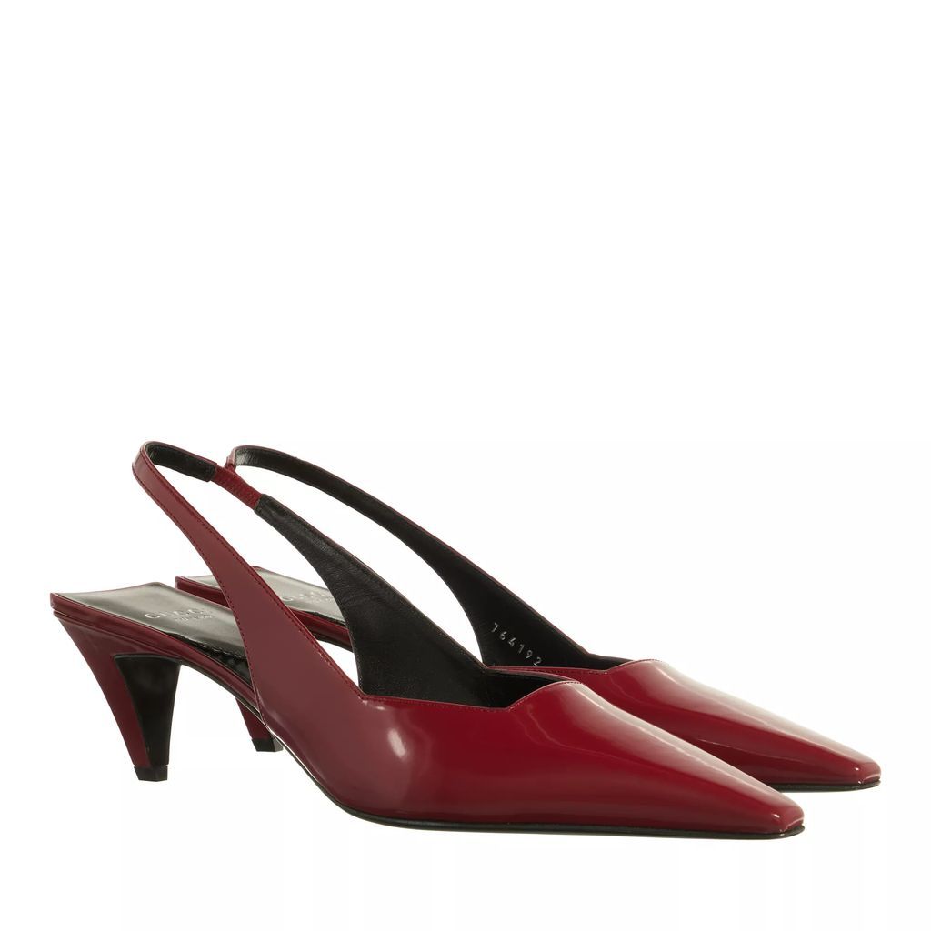Pumps & High Heels - Pointed Toe Slingback Pumps - red - Pumps & High Heels for ladies