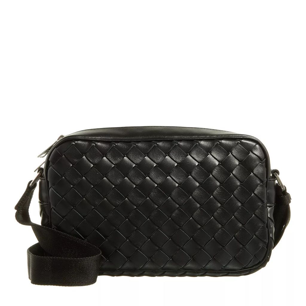 Crossbody Bags - Intrecciato Cassette Shoulder Bag - black - Crossbody Bags for ladies