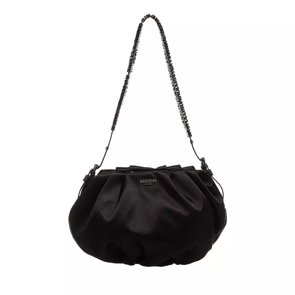 Crossbody Bags - Strass Mini Lettering Shoulder Bag - black - Crossbody Bags for ladies