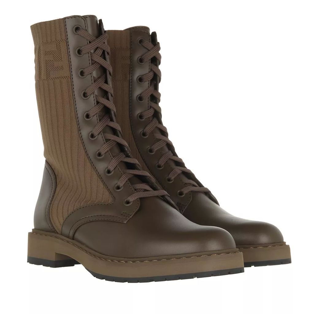 Boots & Ankle Boots - Rockoko Biker Boots - brown - Boots & Ankle Boots for ladies