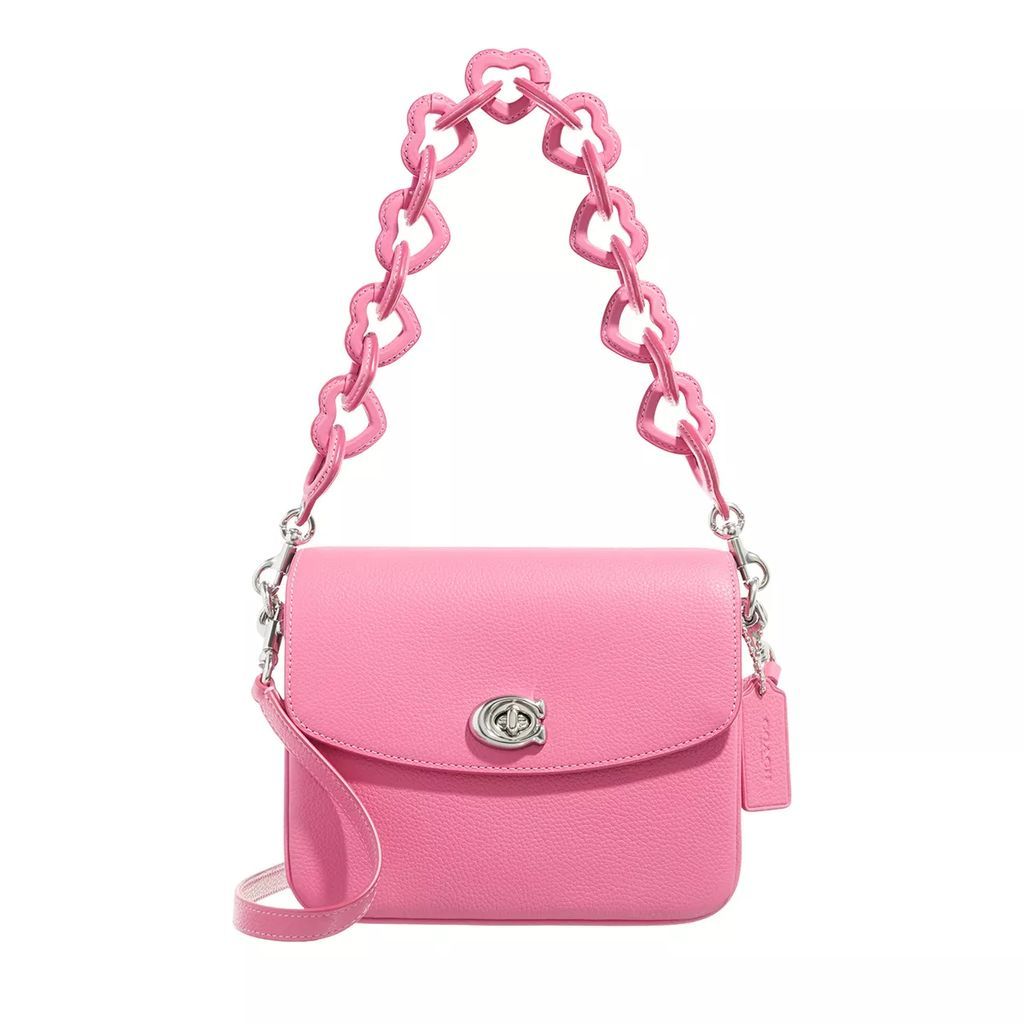 Crossbody Bags - Polished Pebble Leather Cassie Crossbody 19 With H - pink - Crossbody Bags for ladies
