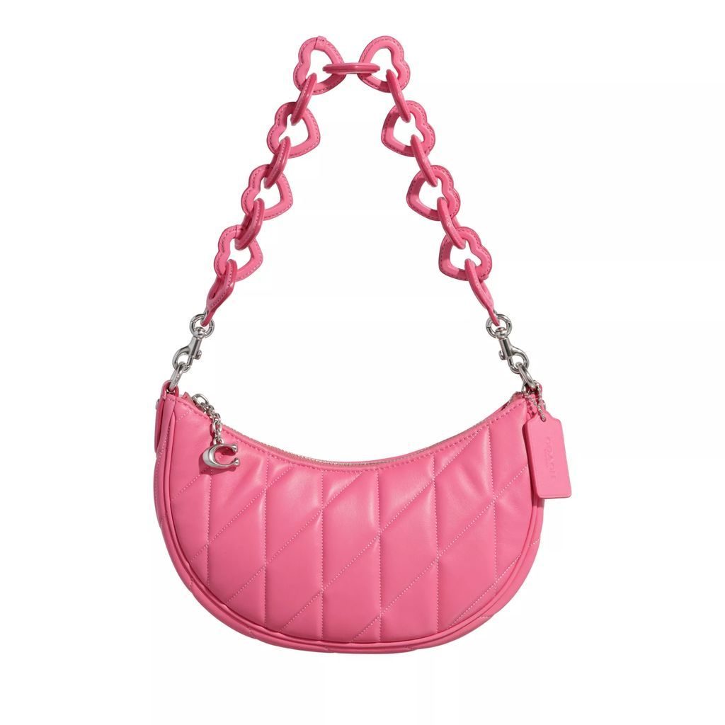 Crossbody Bags - Quilted Pillow Leather Mira Shoulder Bag With - pink - Crossbody Bags for ladies