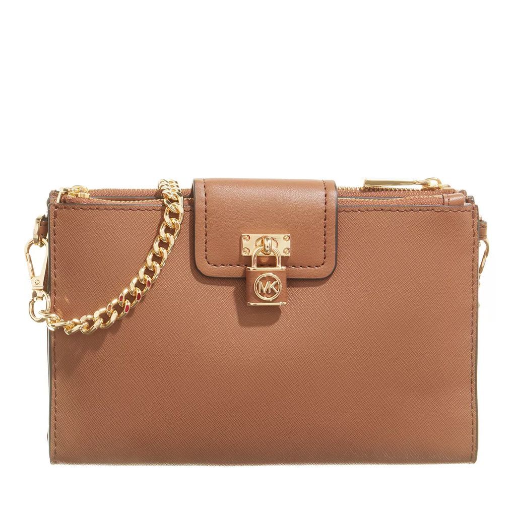 Crossbody Bags - Ruby Small Dbl Zip Crossbody - cognac - Crossbody Bags for ladies