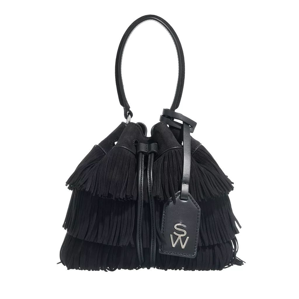 Bucket Bags - Rae Fringe Mini Bucket Bag - black - Bucket Bags for ladies