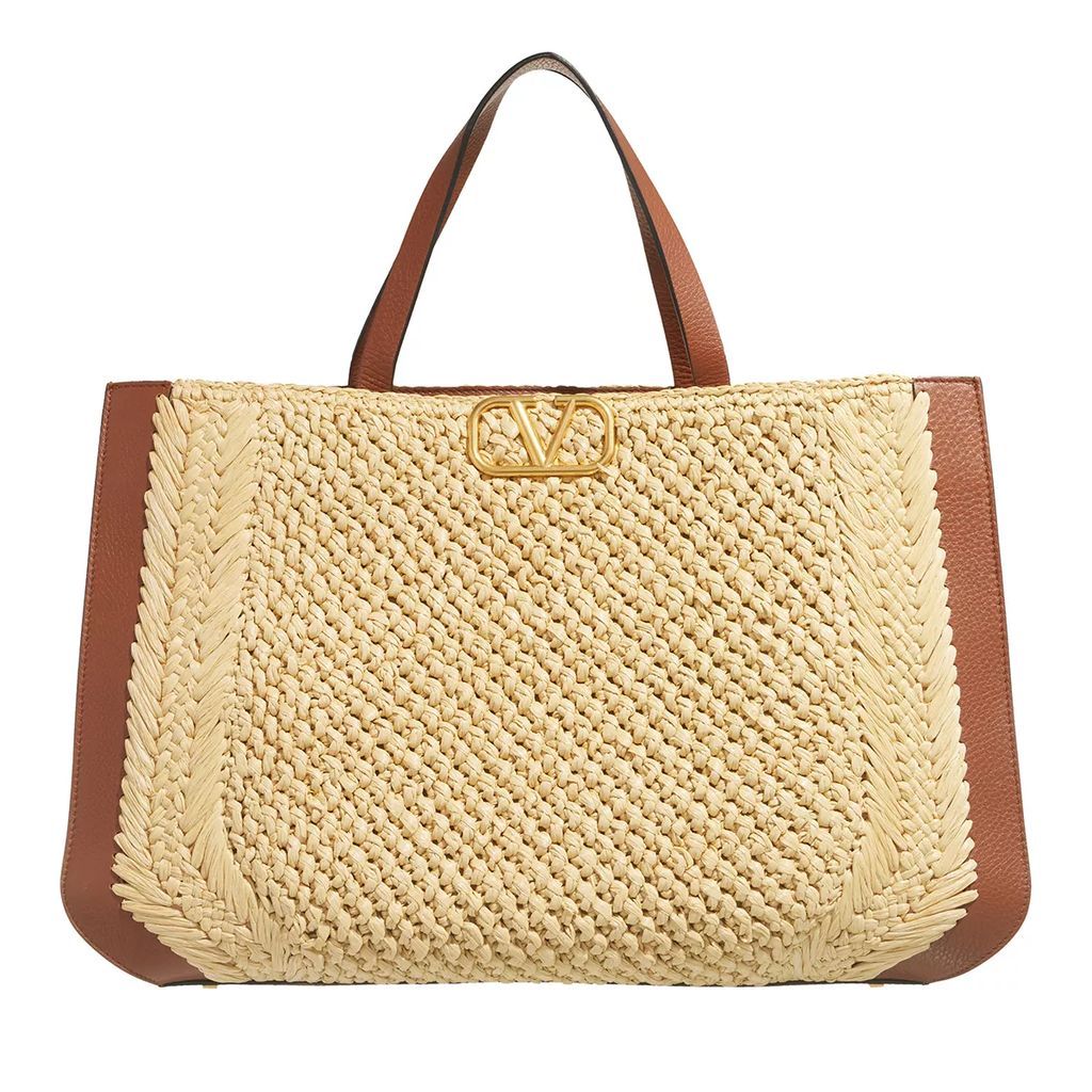 Shopping Bags - V Logo Shopper - beige - Shopping Bags for ladies