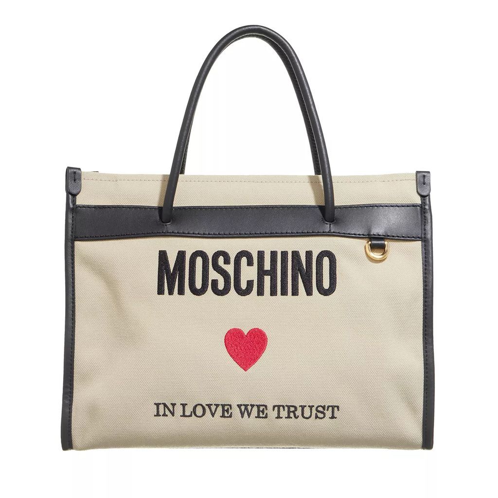 Tote Bags - In Love We Trust-Shopping Bag - beige - Tote Bags for ladies