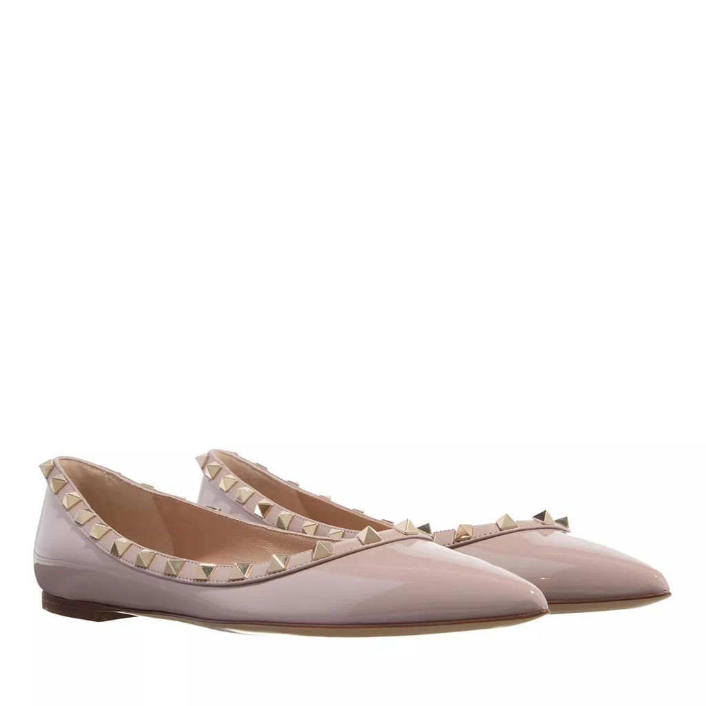Loafers & Ballet Pumps - Ballerina Rockstud - beige - Loafers & Ballet Pumps for ladies