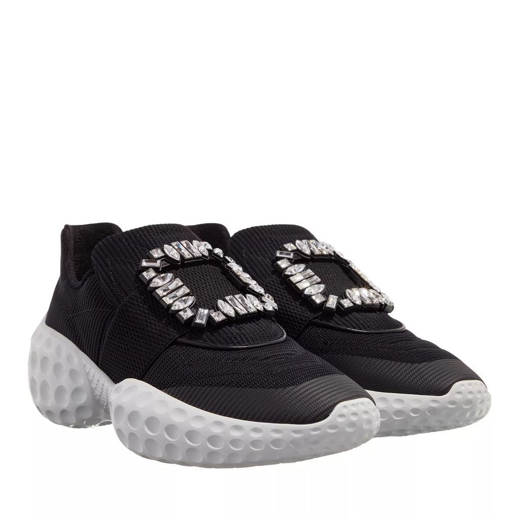 Sneakers - Viv´ Run Moonlight Fabric With Rhinestone Buckle - black - Sneakers for ladies